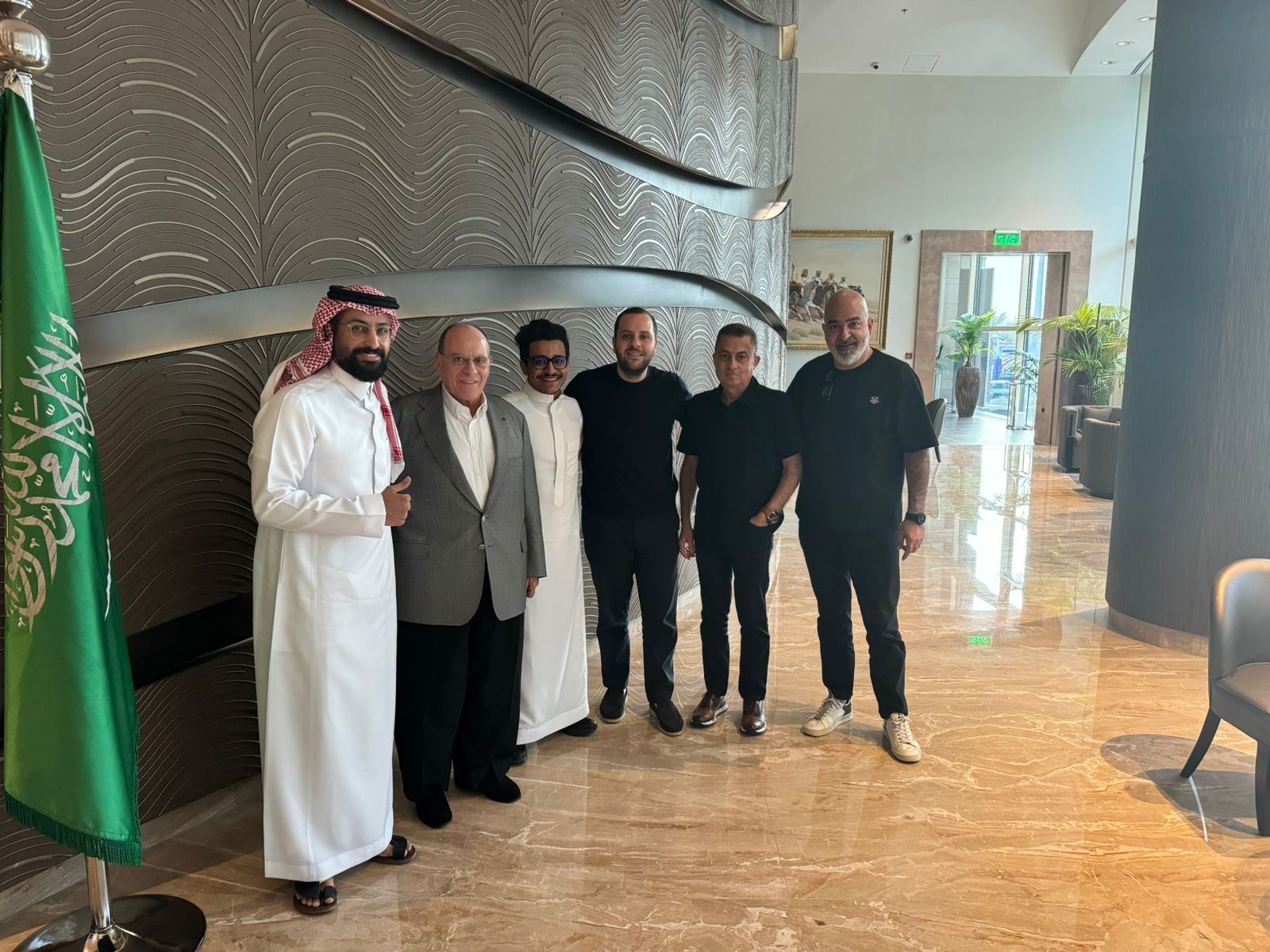 Sabbah Brothers team in Saudi Arabia